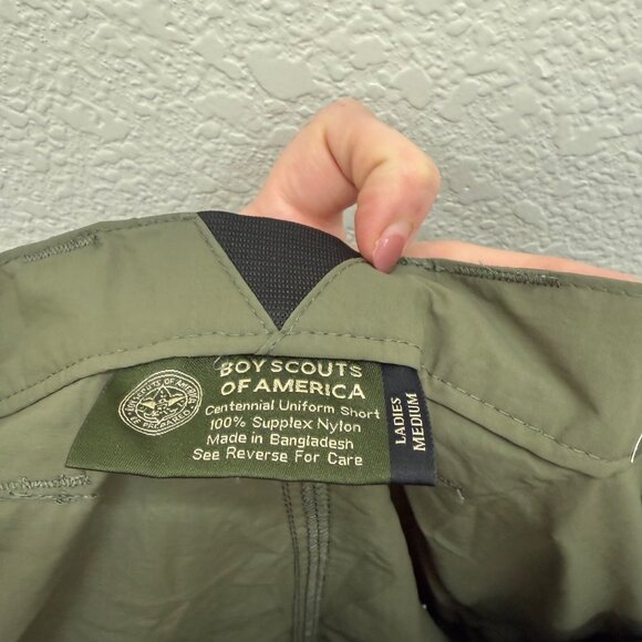 Boy Scouts of America Centennial Uniform Supplex Nylon Short Womens Medium NEW - Picture 2 of 10